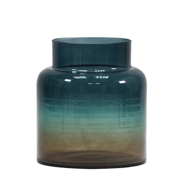 玻璃花瓶-漸層藍(圖)