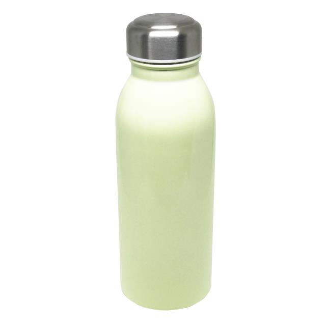 馬卡龍色系不銹鋼水瓶-粉綠(圖)