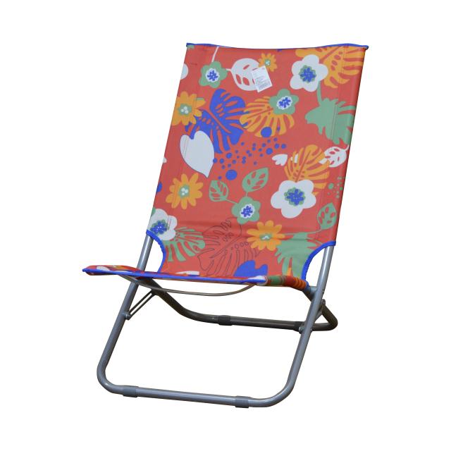 摺疊海灘椅-花漾(圖)
