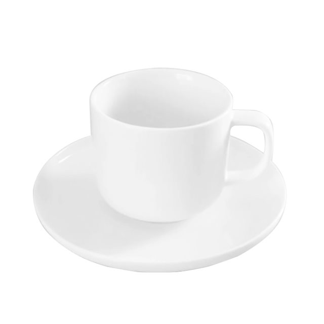 白瓷杯盤組(圖)