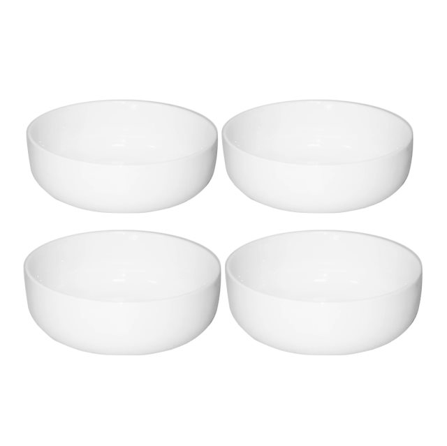 白瓷餐碗四件組(圖)