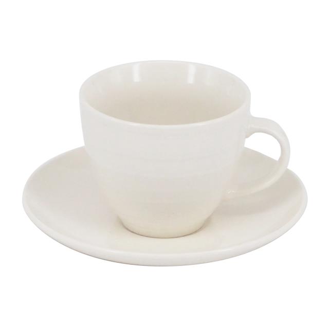 線紋咖啡杯盤組_白(圖)