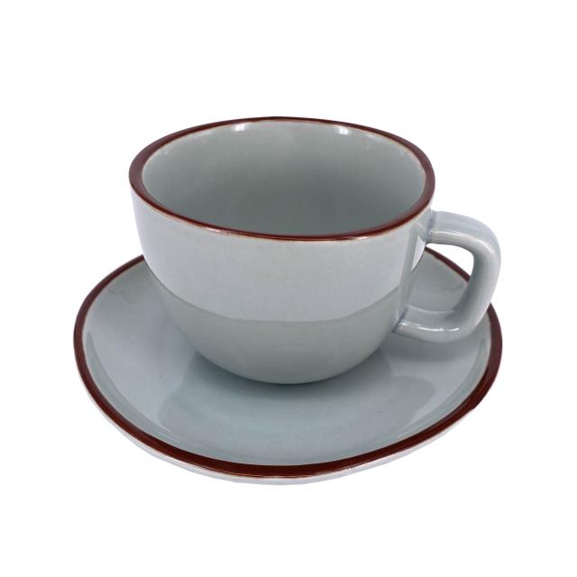 咖啡杯盤組-薄荷綠(一杯一盤)(圖)