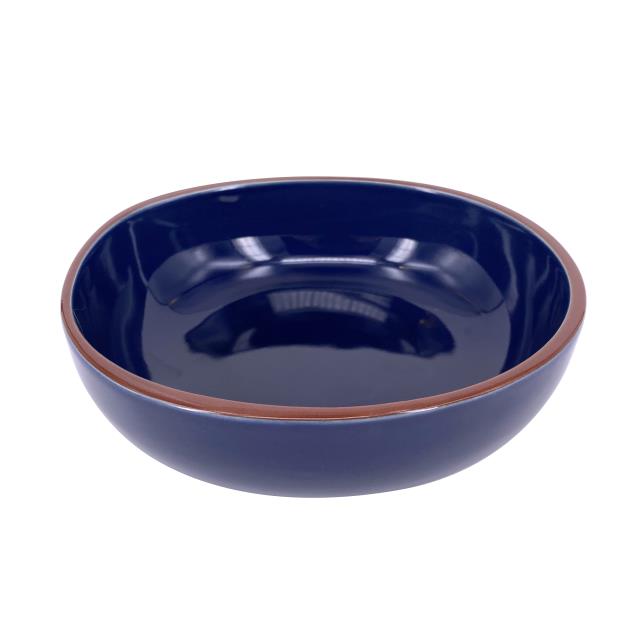 陶瓷沙拉碗-藍(圖)
