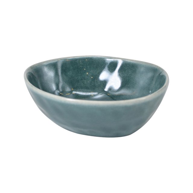 窯變釉沙拉碗-藍(圖)