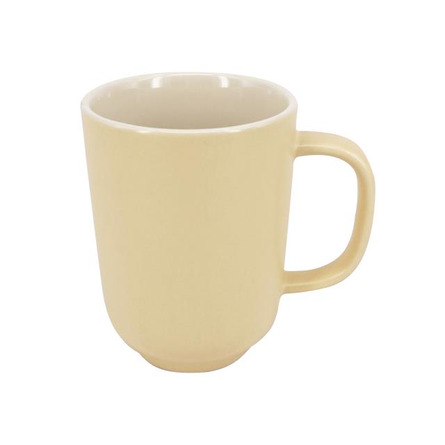 彩色陶瓷馬克杯-黃(圖)