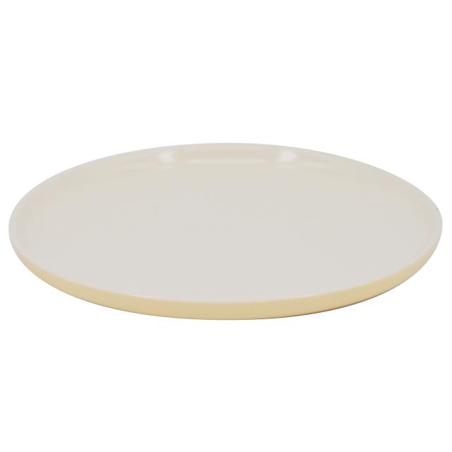 彩色陶瓷餐盤-黃(圖)