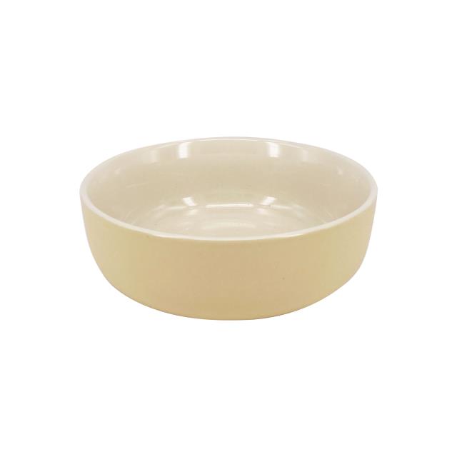 彩色陶瓷碗-黃(圖)