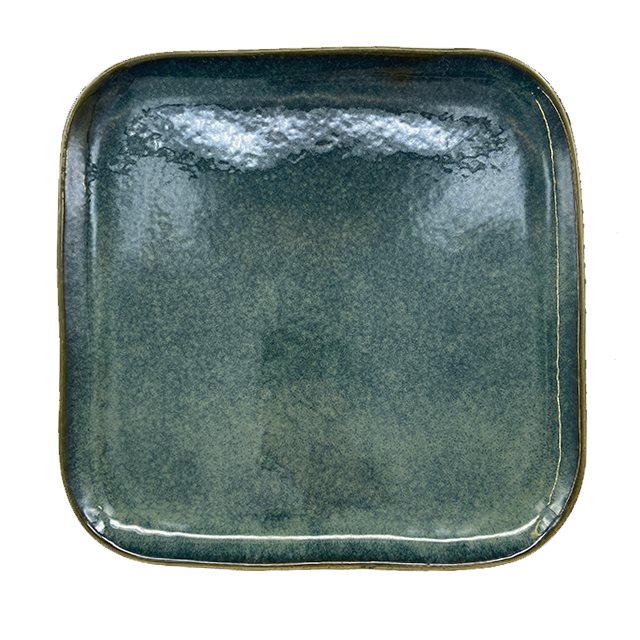 陶瓷特殊釉-大盤-綠(圖)