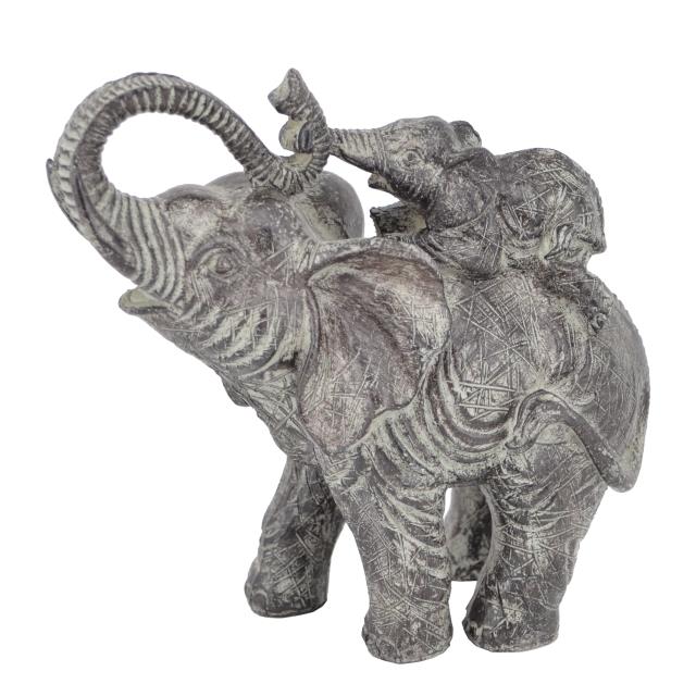 樹酯大象擺飾(圖)
