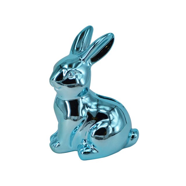 兔年吉祥物存錢筒-藍(圖)