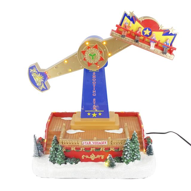 聖誕LED擺飾(摩天旋轉)(圖)